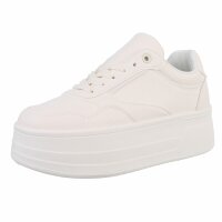 Damen Low-Sneakers - beige