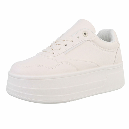 Damen Low-Sneakers - beige Gr. 39