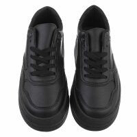 Damen Low-Sneakers - black