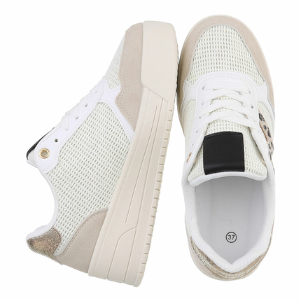Damen Low-Sneakers - beige