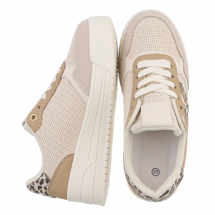 Damen Low-Sneakers - khaki