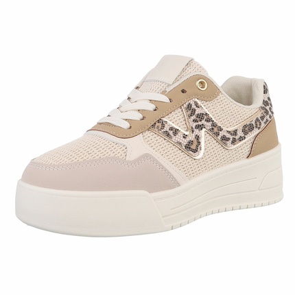 Damen Low-Sneakers - khaki Gr. 39