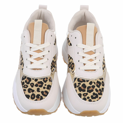 Damen Low-Sneakers - leopard