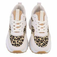 Damen Low-Sneakers - leopard