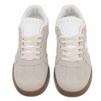 Damen Low-Sneakers - beige