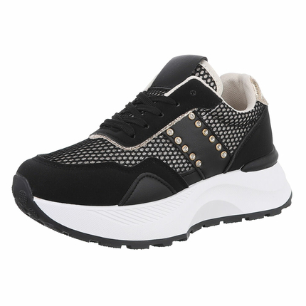 Damen Low-Sneakers - black Gr. 37