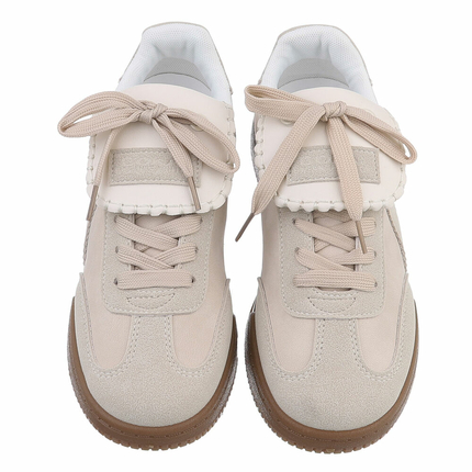 Damen Low-Sneakers - beige