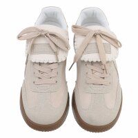 Damen Low-Sneakers - beige