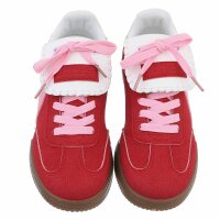 Damen Low-Sneakers - rosered