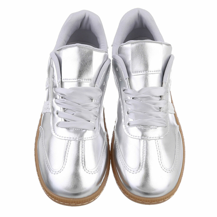Damen Low-Sneakers - silver