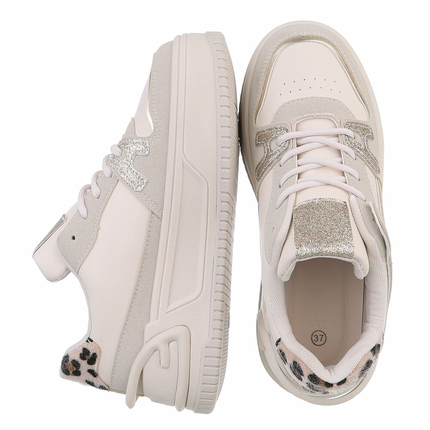 Damen Low-Sneakers - apricot