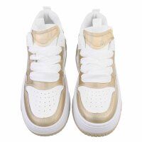 Damen Low-Sneakers - gold