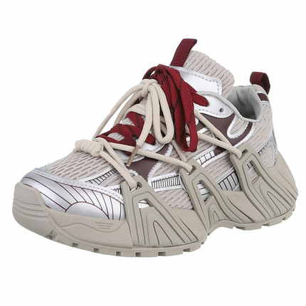 Damen Sportschuhe - silver Gr. 40