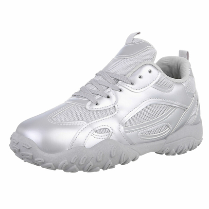 Damen Sportschuhe - silver Gr. 38