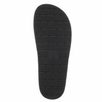 Leder Damen Pantoletten - black