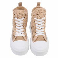 Damen High-Sneakers - khaki