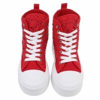 Damen High-Sneakers - red