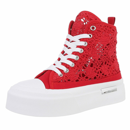 Damen High-Sneakers - red Gr. 41