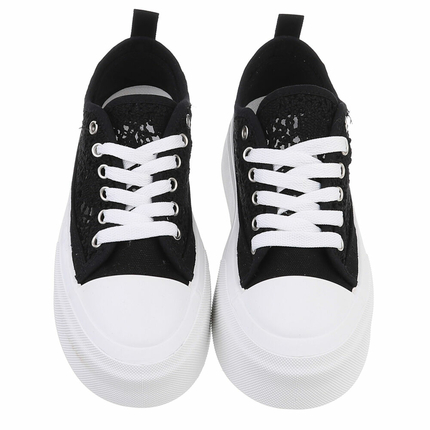 Damen Low-Sneakers - black