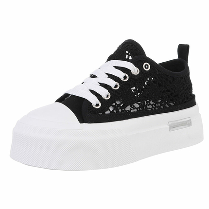 Damen Low-Sneakers - black Gr. 38