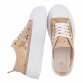 Damen Low-Sneakers - khaki