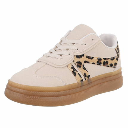 Damen Low-Sneakers - beige