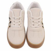 Damen Low-Sneakers - beige