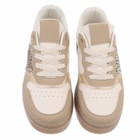 Damen Low-Sneakers - leopard