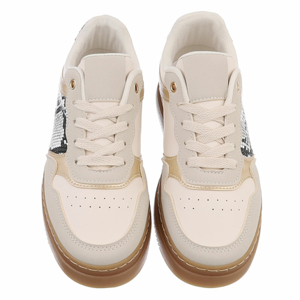Damen Low-Sneakers - snake