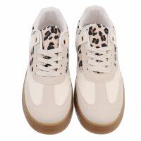 Damen Low-Sneakers - beige