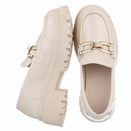 Damen Slipper - beige