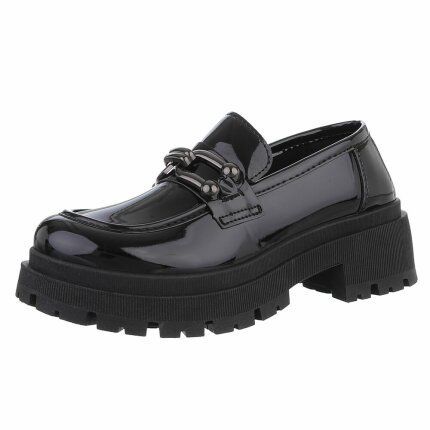 Damen Slipper - black Gr. 37