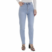 Damen High Waist Jeans von Laulia - L.blue