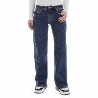 Damen Relaxed Fit Jeans von Laulia - blue