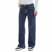 Damen Relaxed Fit Jeans von Laulia - blue
