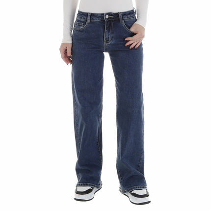 Damen Relaxed Fit Jeans von Laulia Gr. M/38 - blue
