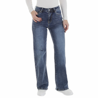 Damen High Waist Jeans von Laulia - blue