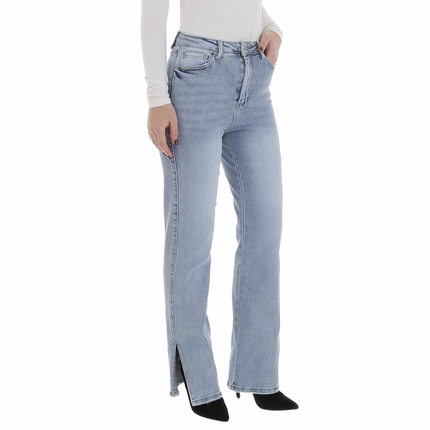 Damen High Waist Jeans von Laulia - L.blue