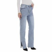 Damen High Waist Jeans von Laulia - L.blue