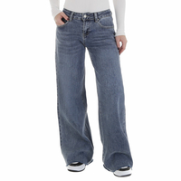 Damen High Waist Jeans von Laulia - blue