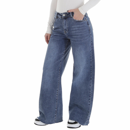 Damen High Waist Jeans von Laulia - blue
