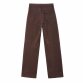 Damen Hose in Lederoptik von Laulia - brown