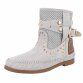 Damen Western- & Bikerboots - lgray - 12 Paar