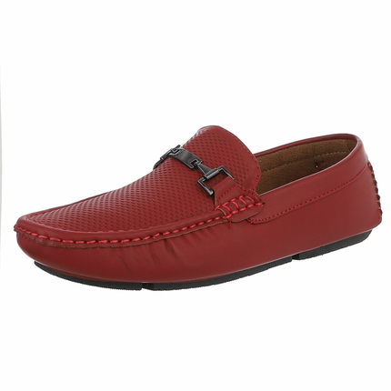 Herren Halbschuhe - maroon Gr. 43
