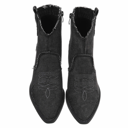 Damen Western- & Bikerboots - black