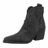 Damen Western- & Bikerboots - black