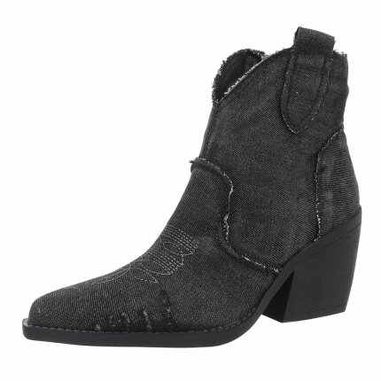 Damen Western- & Bikerboots - black Gr. 40