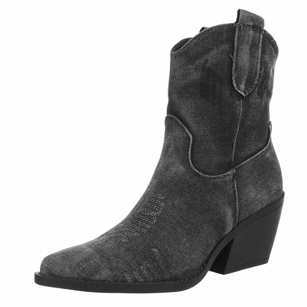 Damen Western- & Bikerboots - blackjeans Gr. 41
