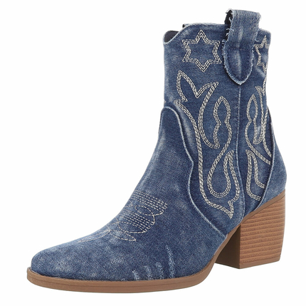 Damen Western- & Bikerboots - djeans Gr. 40