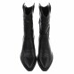 Damen Western- & Bikerboots - blackpu